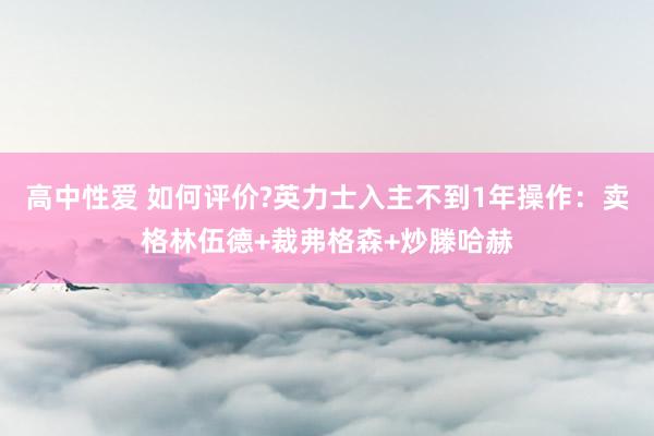 高中性爱 如何评价?英力士入主不到1年操作：卖格林伍德+裁弗格森+炒滕哈赫