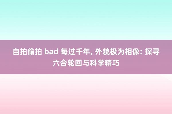 自拍偷拍 bad 每过千年， 外貌极为相像: 探寻六合轮回与科学精巧